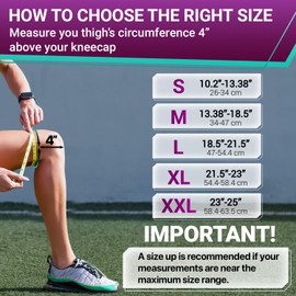 DR. BRACE ELITE Knee Brace with Side Stabilizers & Patella Gel Pads for Maximum Knee Pain Support and fast recovery for men and women- Please Check How To Size Video (Galaxsis, X-Large)