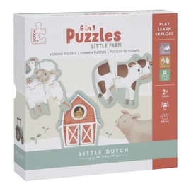 Little Dutch 6 in 1 Little Farm Puzzle