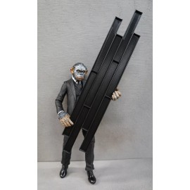 Wood Floor Press for styrofoam action figure dioramas - Make floors in minutes!