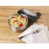Mainstays 28 oz Round Insulated Food Storage Container, Stainless Steel
