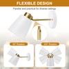 sourcing map Sloped Ceiling Adapter, 90/345 Degree 61x19mm M10 Fine