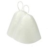 2PCS Sauna Hat,Ergonomi Felted Sauna Cap for Women and Men,Steam