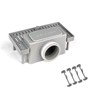 SaniteModar Shower Drain Siphon with Odour Stop, Hair Strainer, 4
