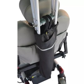 Universal Crutch or Hunter's Shotgun Holder for Mobility Scooters & Power Chairs - F/Devices Without Push Handles
