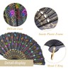 QIRMIZI 10 Pack Fabric Folding Handheld Fans, Perfect for Weddings,
