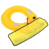 Adjustable Inflatable Life Jacket Belt With Reflective Tapes and Whistle(Yellow)