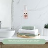 FOMIYES Automatic Toothpaste Dispenser Wall Mounted Toothpaste Holder Cute Bunny