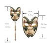 YU FENG 2 Pack Couple's Venetian Cosplay Masks Venetian Musical