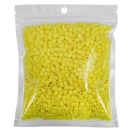 Tcthbc Fuse Beads 1000 Piece Melty Beads 5mm Fusion Beads Compatible Perler Beads Hama Beads, Yellow