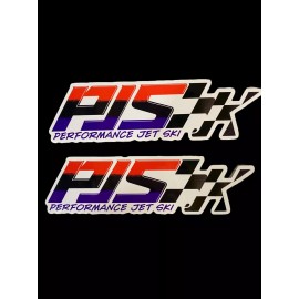 Unbranded PJS Stickers 7x2 Kawasaki Jet Ski 440 550 650 750 Vintage Performance Jet Ski