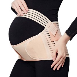 Faja De Embarazo, Faja Para Maternidad, Cinturón De Ajustable, Banda De Apoyo Para El Vientre Embarazo Para El Dolor Abdominal, Pélvico, Cintura Y espalda, Para Todas Las Etapas Del Embarazo Y Posparto (XX-Large)