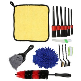 Kit de Limpieza de Autos, Profesional 15 Piezas Kit de Detalles de Autos Cellosilk para Motocicletas para Camiones para Autos                         