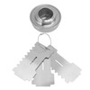 Outdoor Portable Camping Stove Stainless Steel Mini Backpacking Stove for