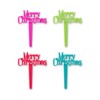 DecoPac Merry Christmas Cupcake Picks (12 Count)