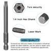 Torx Bit Set Hakkin 11Pcs Security Torx Bit Set 1/4”