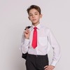 VNIDJGB Red Tie Kids,28 cm Kids Red Tie for Boy,Adjustable