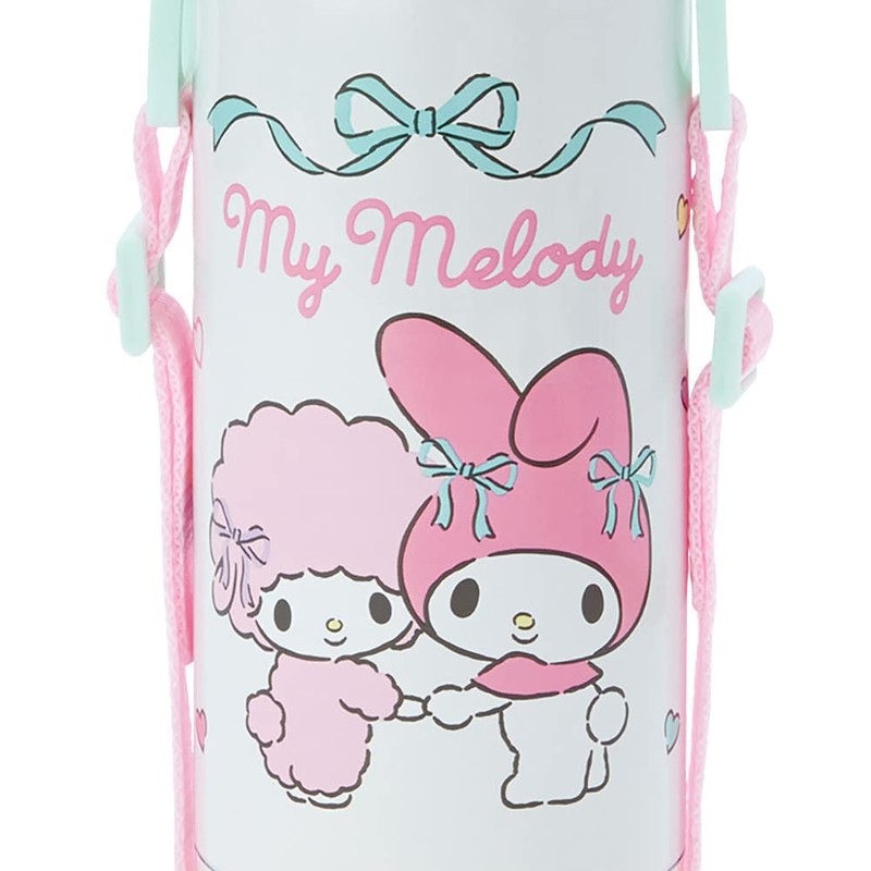 Sanrio 744549 My Melody Kids 2-Way Stainless Steel Bottle