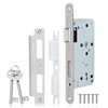 Bwintech 1 Piece Satin Nickel 7250 Mortice Lock with Two