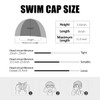 Tripsky Silicone Swim Cap,Comfortable Bathing Cap Ideal for Curly Short