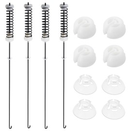 4Pcs (26.7in) Washer Suspension Rod Kit Replaces For Amana NTW4605EW0 NTW4516FW1 NTW4516FW2 NTW4516FW3, Whirlpool WTW4800BQ0 WTW4800BQ1 WET4027HW0 WTW4616FW2 WTW4815EW0 WTW4815EW1 WTW4816FW1 Washer