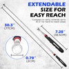 2-Pack Telescoping Magnetic Pickup Tool, 40 lb Pull Force, 30-Inch