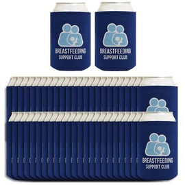 Breastfeeding Essentials New Dad Breastfeeding Support Club Breastfeeding 48-Pack Drink Can Coolers Blue