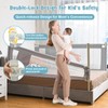 BABY JOY Bed Rail for Toddlers, 77'' Extra Long, Height