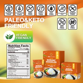 Shirataki Noodle, DIET COOKER Premium Konjac Noodle, Keto & Vegan Friendly, 9.52 oz, Odor Free, Low Calorie Pasta, Zero Net Carbs, Healthy Diet Food - Angel Hair (6 Packs)
