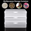 SENENQU 24 Pack Small Clear Plastic Storage Containers Box with