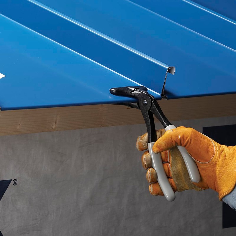 Malco SG11 Cast Steel Offset Seamer and Tong Vinyl-Gripped Non-Marring