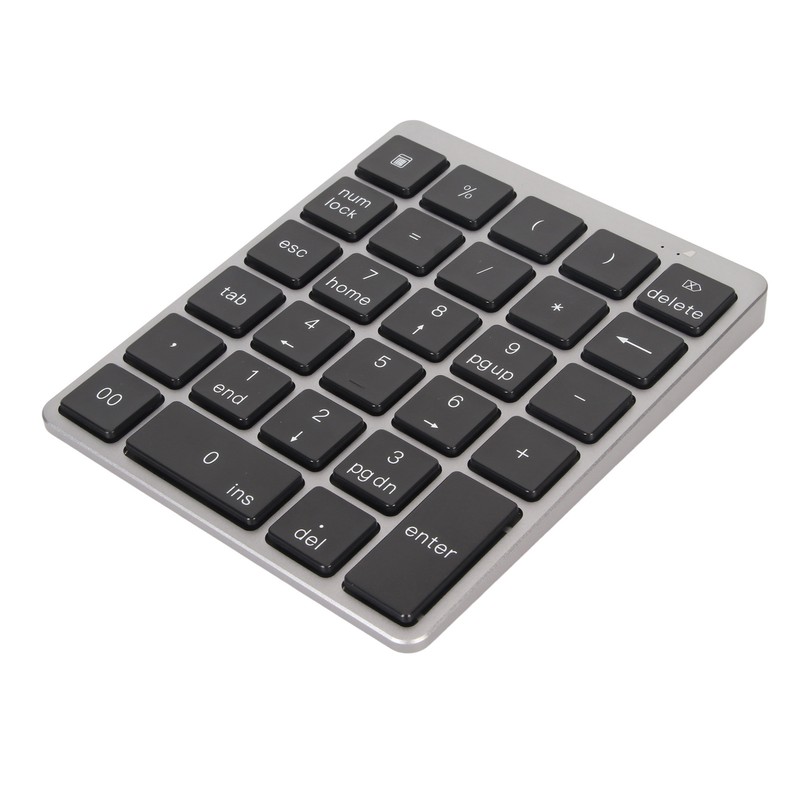 Numeric Keyboard Mini USB Rechargeable Wired 28 Keys Thin Portable