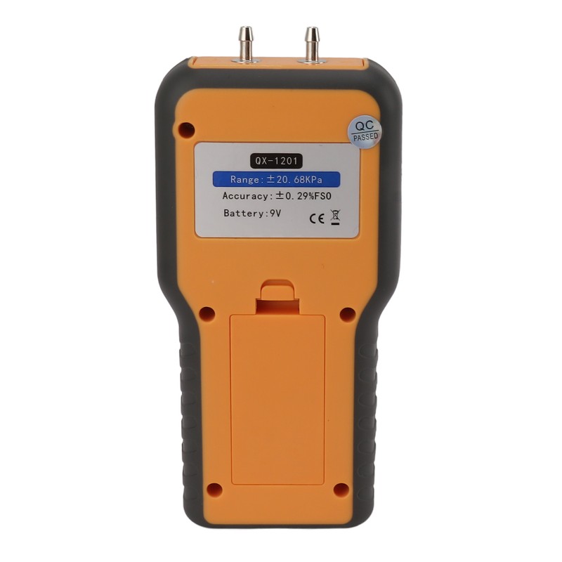 Engine Digital Manometer Differential Gauge High Precision Dual Port HVAC