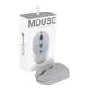 Mouse Techzone Inalámbrico Click Silencioso 1600 Dpi Gris Gris