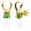 Importacion Set Aretes Y Anillo Sylvie Princesa Asgard Chapado Oro