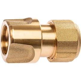 Geka 801KSB Hose Piece Drinking Water 1/2 13mm Dvgw VP550 of Brass, Gold, 18 x 8 x 13 cm