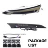 FACAILAHA Windshield Trim Light Fairing Accent LED Turn Signals Motorcycle
