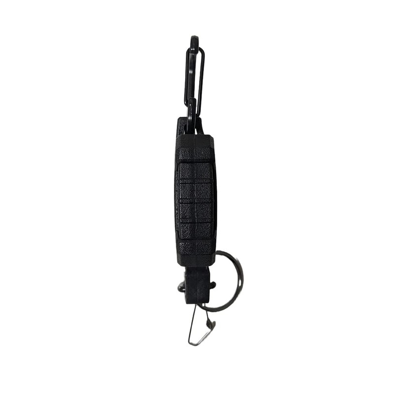 Barone Strongest Telescopic Reel Chain with Carabiner Clip Belt Clip