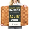 Extra Large Bamboo Wooden Cutting Board Wood Cutting Boards for