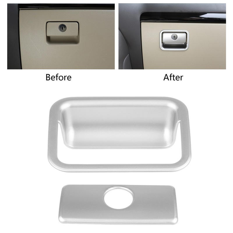 Car Glove Box Decorative Cover Trim for Toyota Land Cruiser