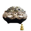 Ceramic Incense Burner， Cone Incense Holder, Ceramic Censer Suitable For