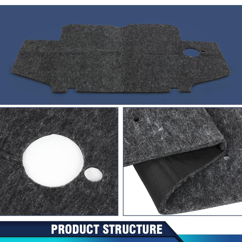 PIT66 Hood Insulation Pad Compatible with Toyota Tacoma 1995-2000