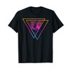 Funky Astronaut Space Galaxy Geometric Geometry Triangle T-Shirt