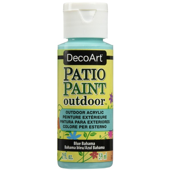 DecoArt Patio Paint Acrylic Blue Bahama 2oz
