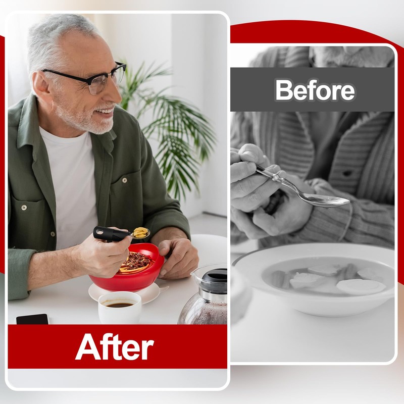2 Sets Adaptive Utensils Bowl and Plate Set Adaptive Self