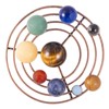 Rockcloud 9 Planets Decor Crystal Ball Set with Metal Orbit,