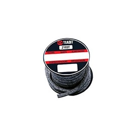 Sterling Seal and Supply (STCC) 2103T.750x1 2103T Teadit Style Braided Packing Carbon Yarn, PTFE Impregnated, 3/4" CS x 1 lb. Spool