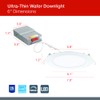 Juno LED Recessed Lights 6 Inch Round Wafer Downlight, 5-in-1
