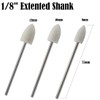 Luo ke 75mm Extra Long Flet Polishing Bits, 1/8'' Extented