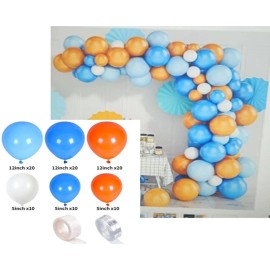 DCBY KIFF Tableware Banner plate birthday party supplies favor centerpiece decoration - ARCH BALLOONS SET