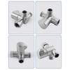 Hibbent All Metal Solid Brass Shower Arm 3-Way Diverter Valve